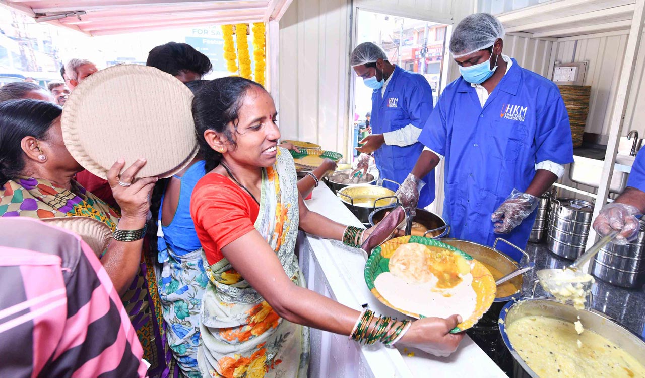 GHMC opens 12 Indiramma Canteens with Rs. 5 meals in Jubilee Hills