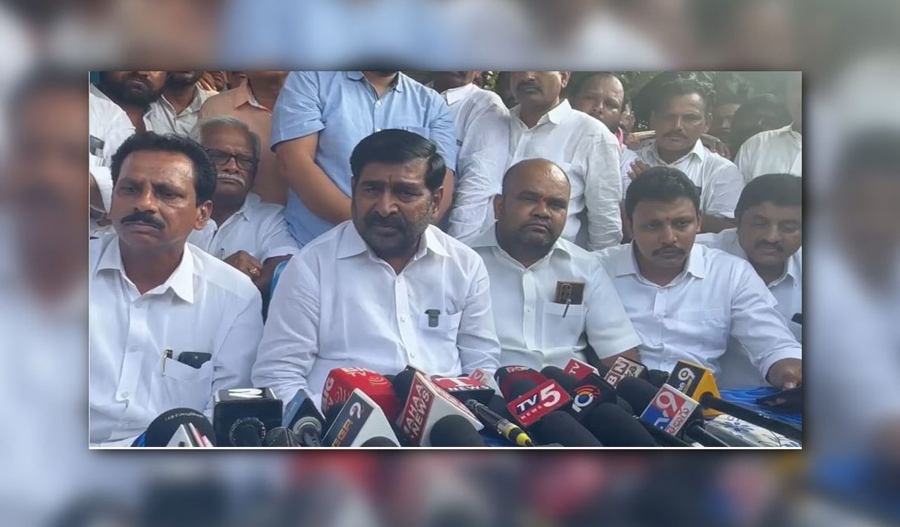 BRS MLA Jagadish Reddy slams Congress govt for police torture of tribal farmer