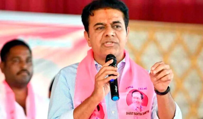 KTR accuses BJP of shielding Congress in Group-1 exam scam