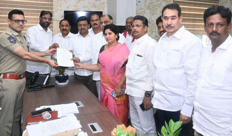 Khammam BRS leaders demand action against police officers