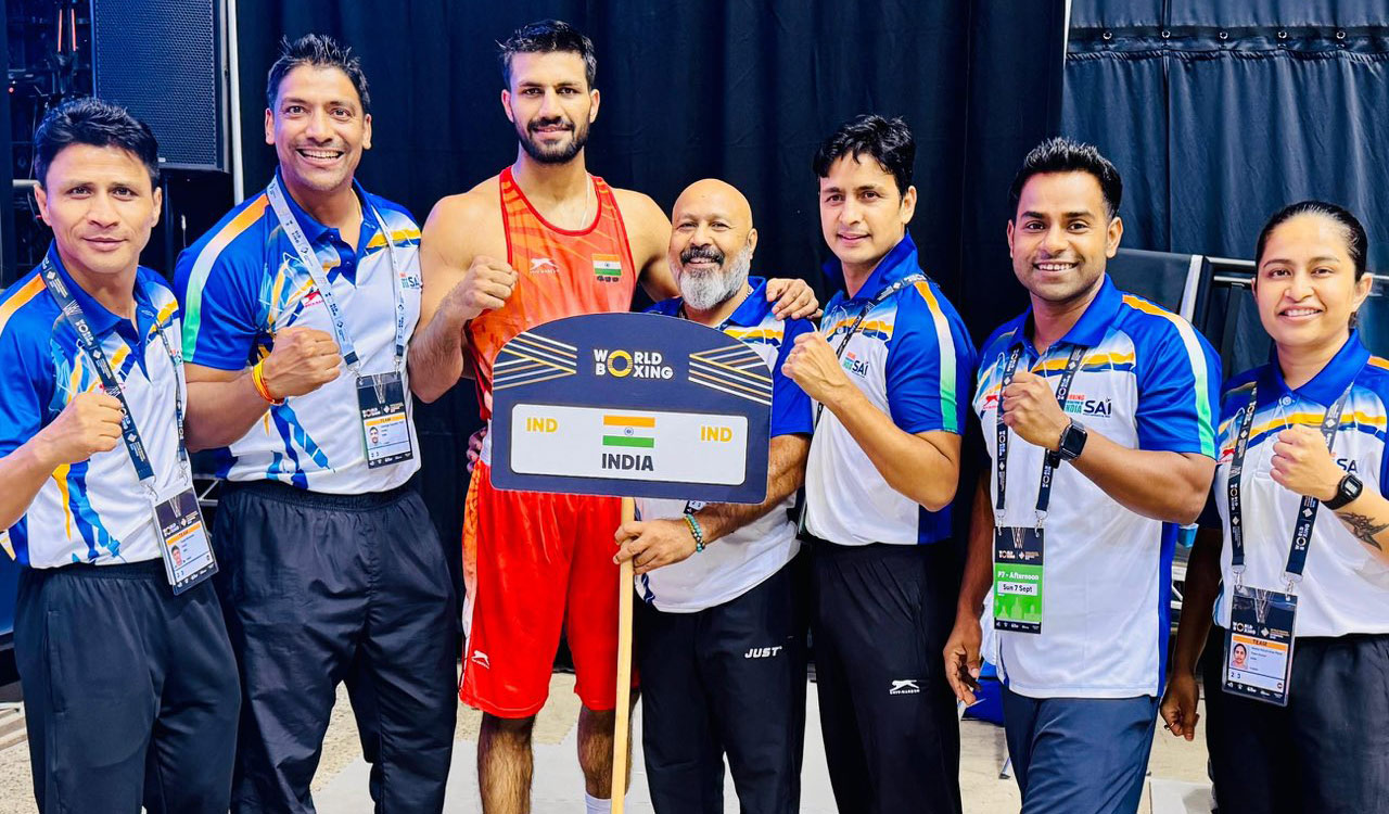 Lakshya Chahar storms into pre-quarters at World Boxing Championships
