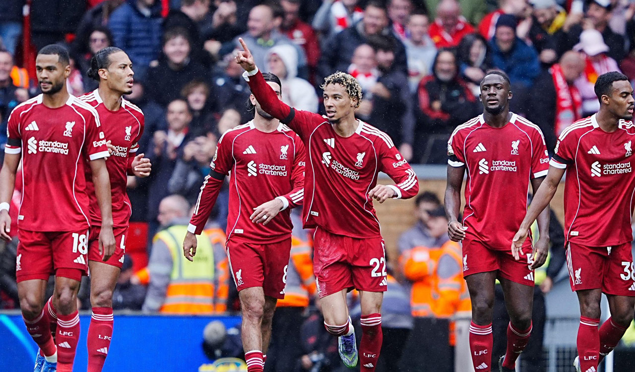 Liverpool defend title with 2-1 win over Everton in Merseyside Derby