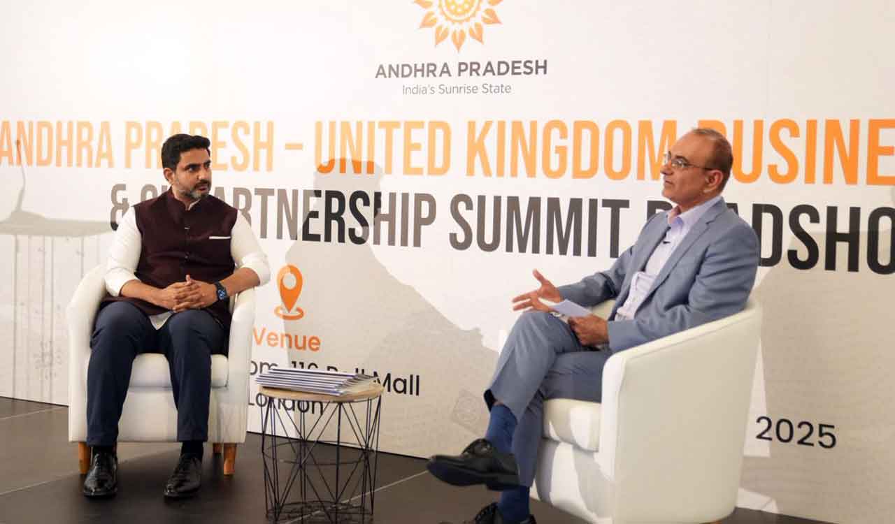 Andhra Pradesh: Nara Lokesh hosts London investor summit ahead of CII partnership meet
