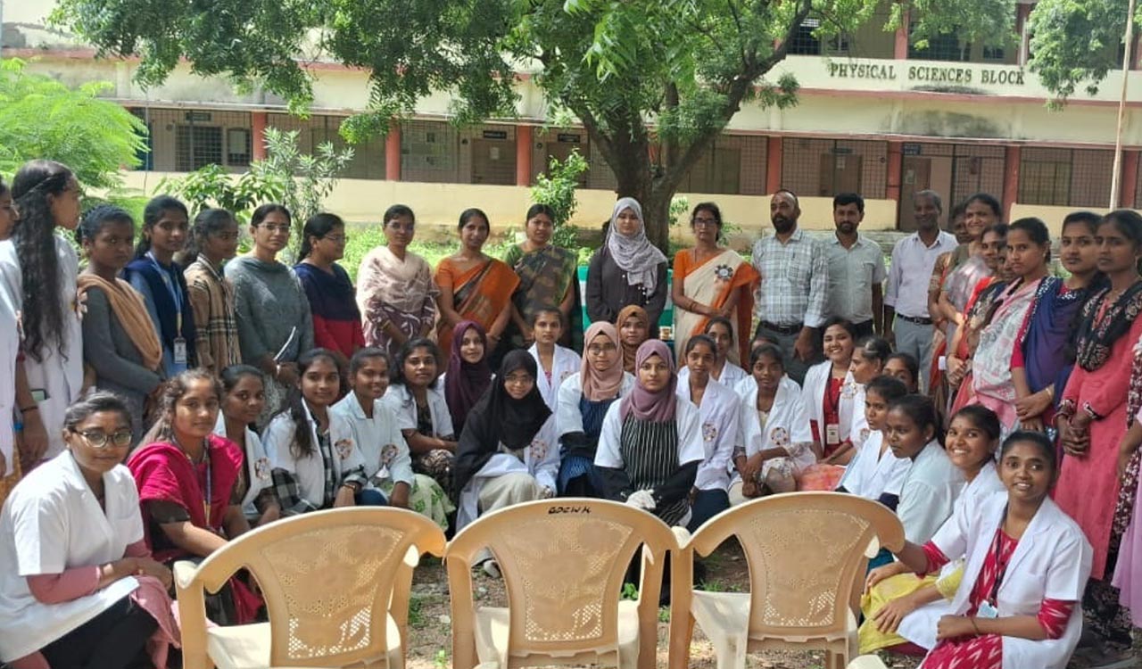 Microbiology Day 2025 celebrated at Women’s Degree College Karimnagar