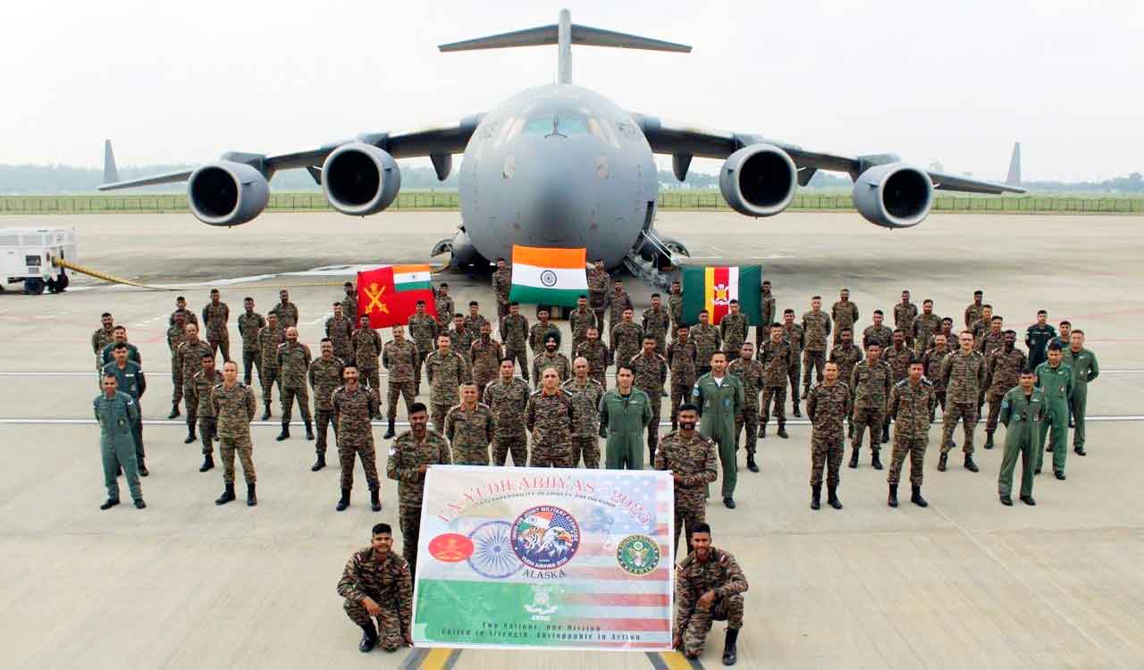 Indian army arrives in US for 21st edition of ‘Yudh Abhyas 2025’