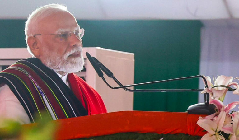 PM Modi vows peace and progress in strife-torn Manipur