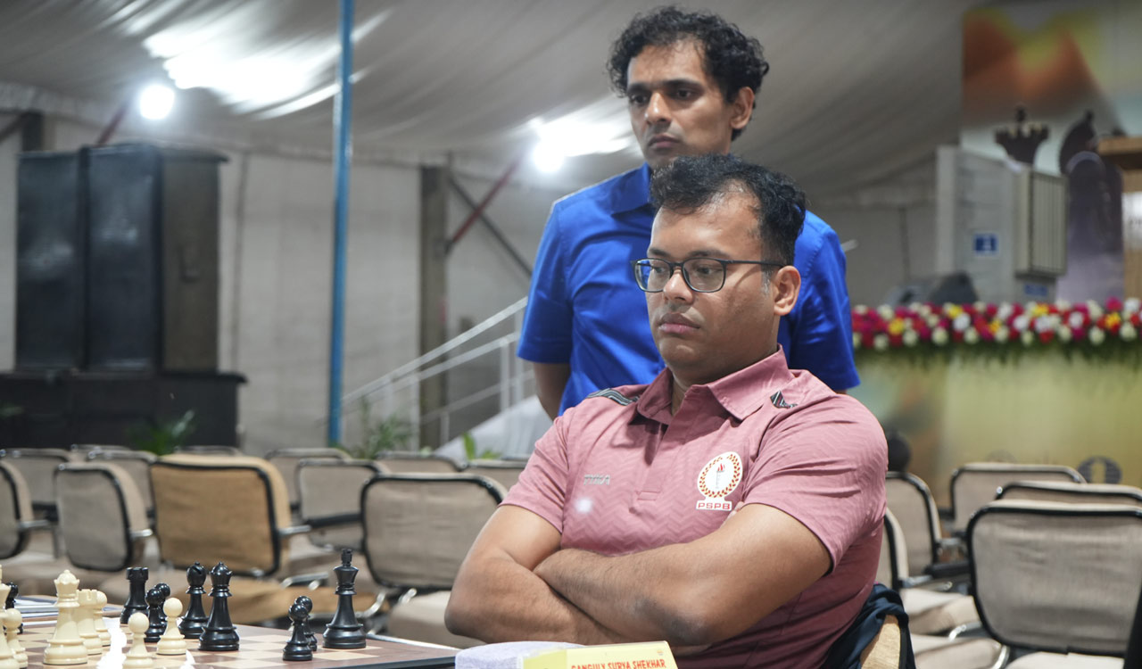 GM Ganguly, Abhijeet Gupta, Iniyan score wins at Senior National Chess in Guntur
