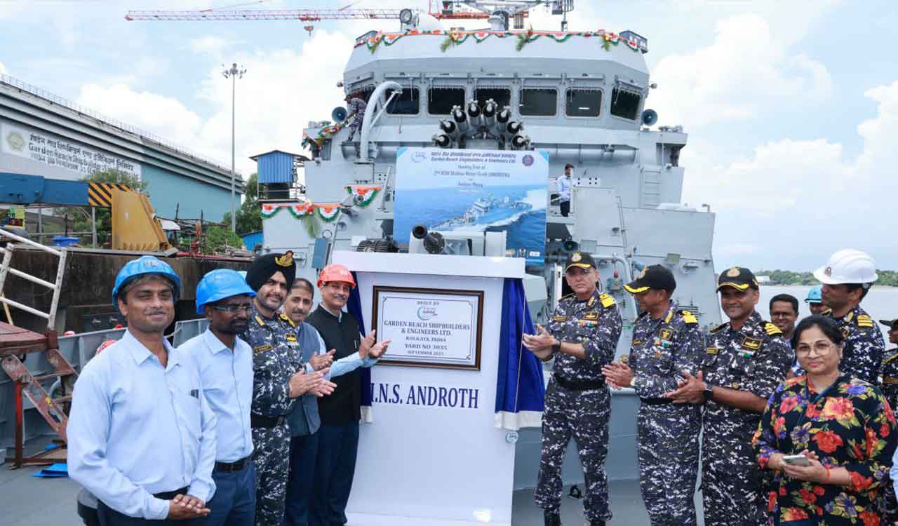 Indian Navy receives INS Androth, advanced anti-submarine warfare vessel