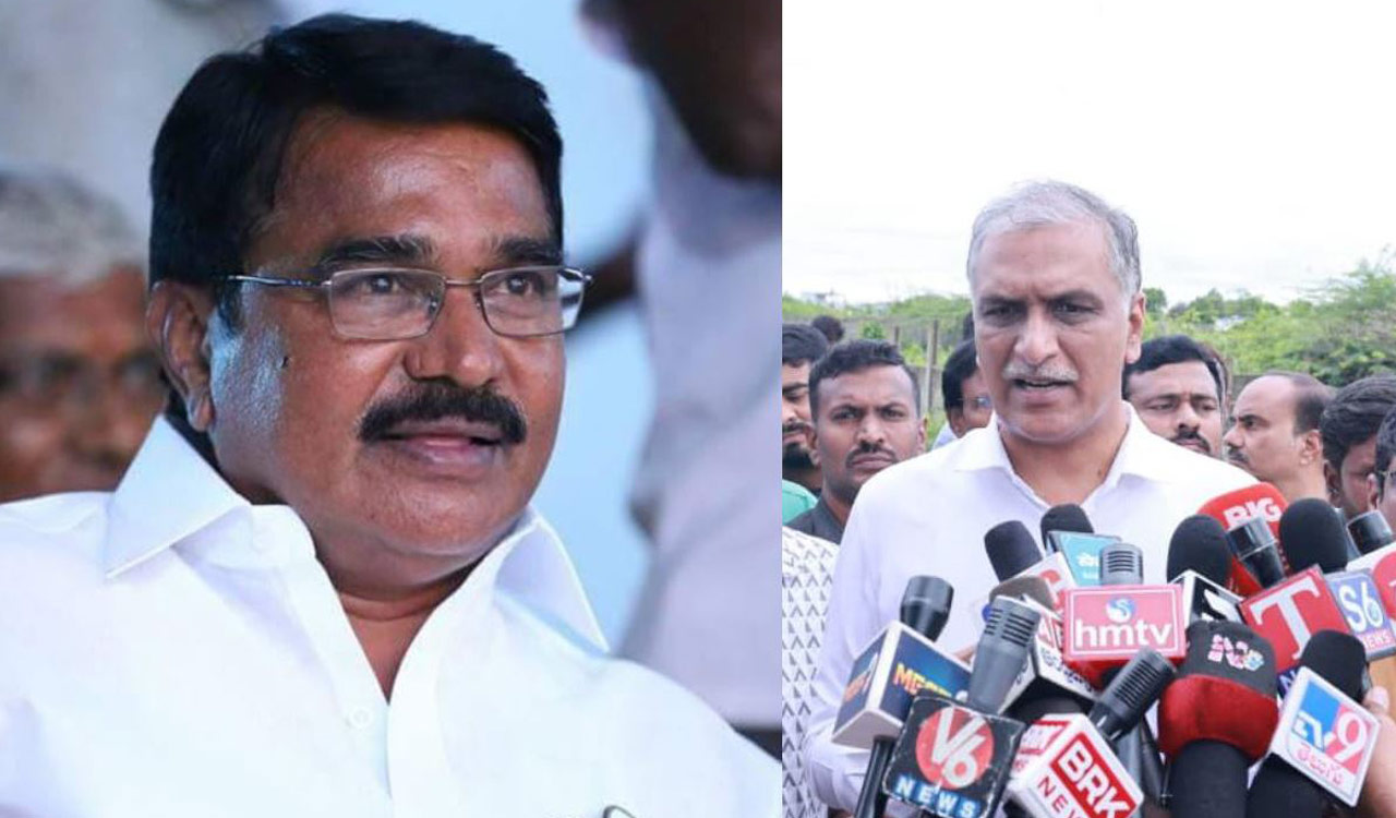 Niranjan Reddy backs Harish Rao, slams Revanth’s stand on sharing Godavari water with Andhra