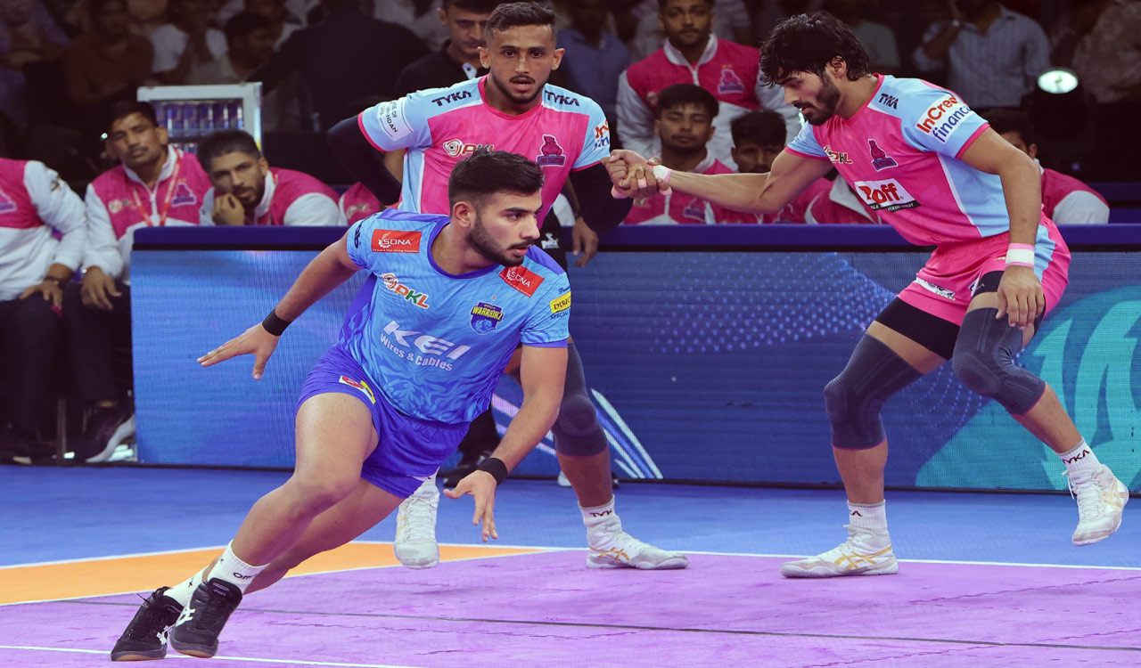 Jaipur Pink Panthers edge out Bengal Warriorz 45-41 in Pro Kabaddi League thriller