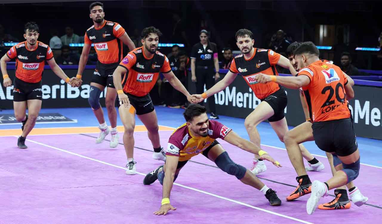 Telugu Titans beat U Mumb with 45-37 win in Pro Kabaddi League