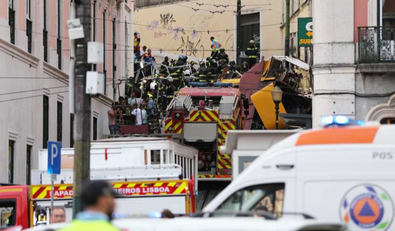Lisbon’s Gloria Funicular derails, leaving 15 dead, 18 injured