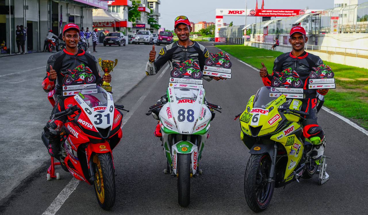 Hyderabad racers set Chennai track on fire