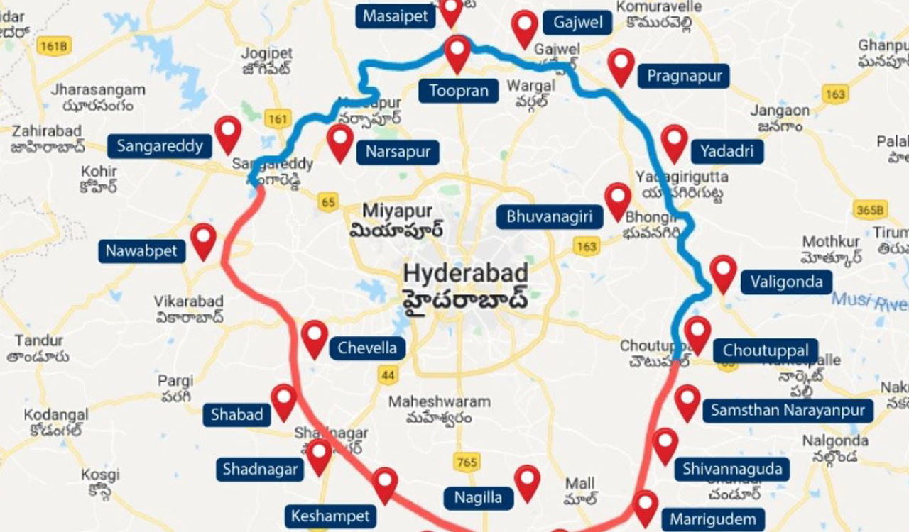 Revanth Reddy pushes for speedy land acquisition for RRR