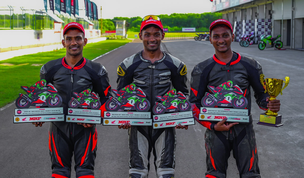 Hyderabad racers set Chennai track on fire