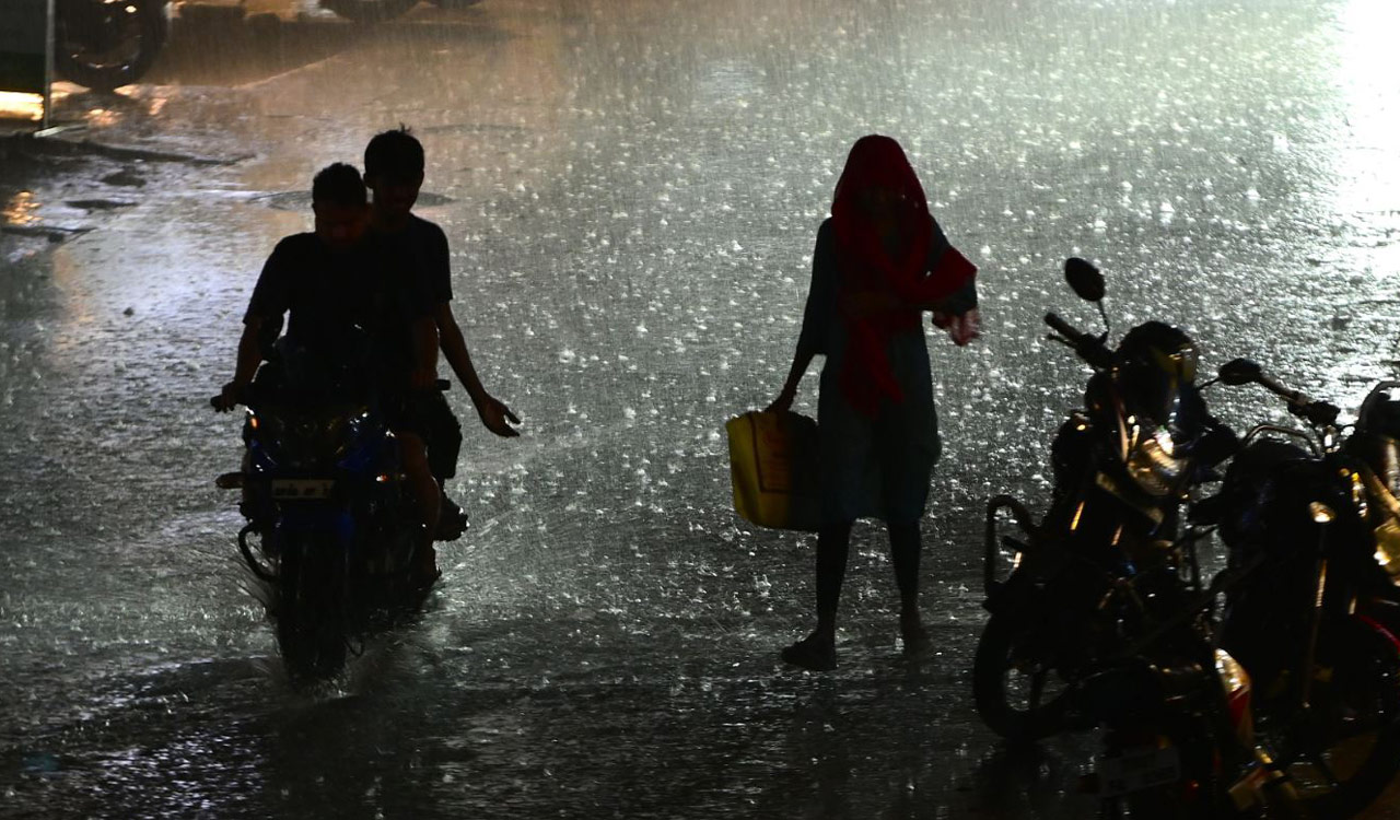 Heavy rains batter Hyderabad again, IMD predicts more showers on Monday