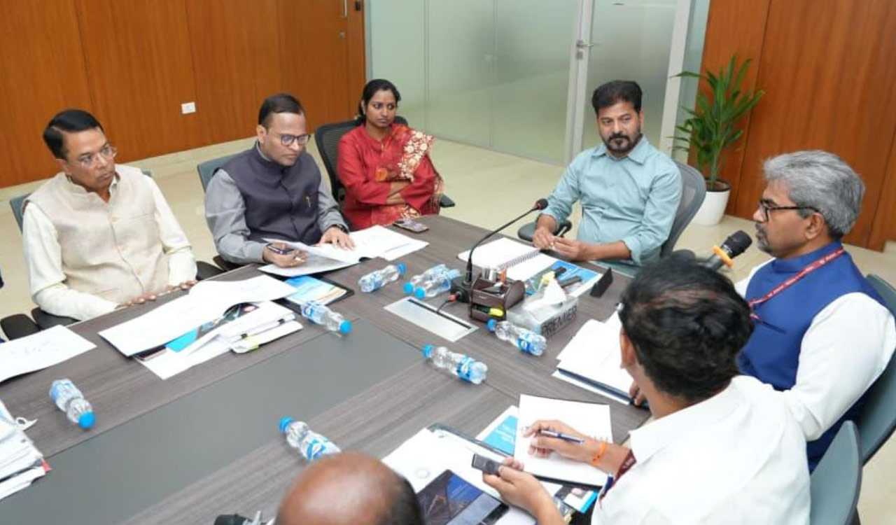 Revanth seeks rapid rail, road link between Hyderabad and Amaravati