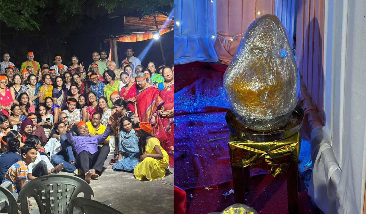 Hyderabad: Richmond Villas Ganesh laddu auctioned for record Rs 2.32 crore