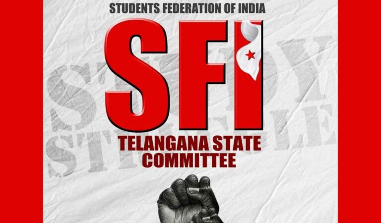 SFI extends support to colleges shutting down over fee dues in Telangana