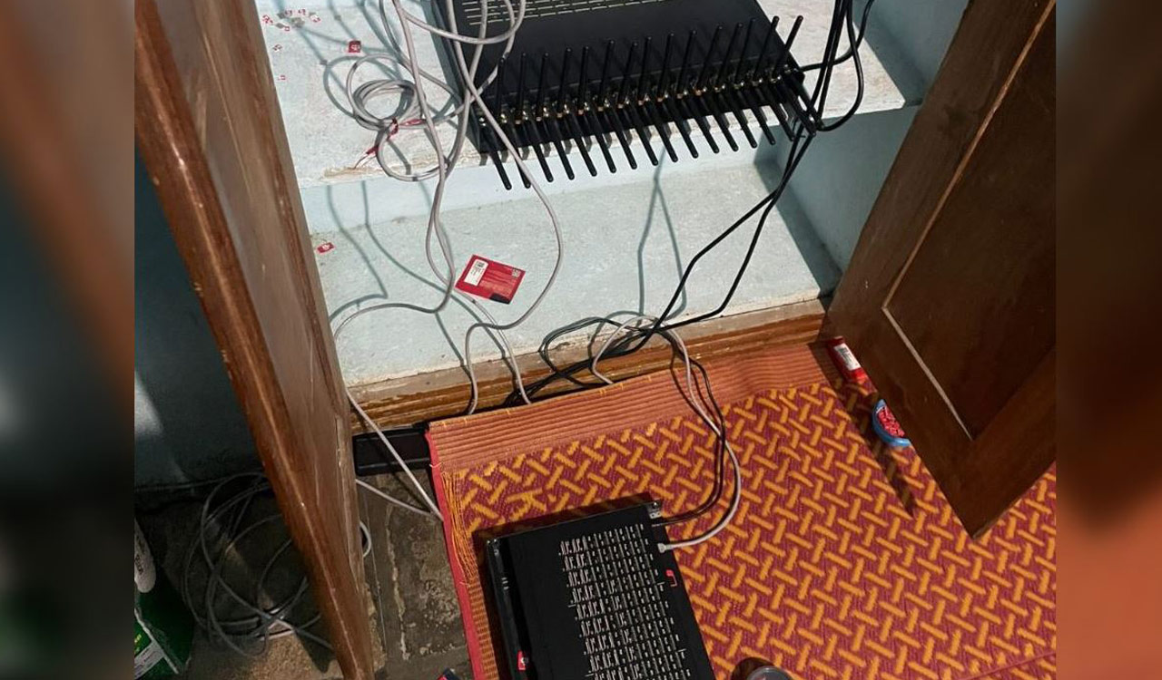 Cybercrime crackdown: Telangana police bust SIM box network in Mancherial