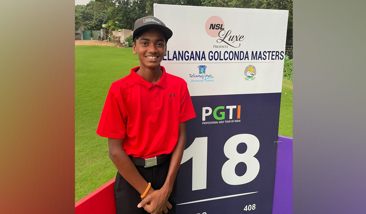 Saatvic Kumar Singh sets record at PGTI Telangana Golconda Masters golf championship