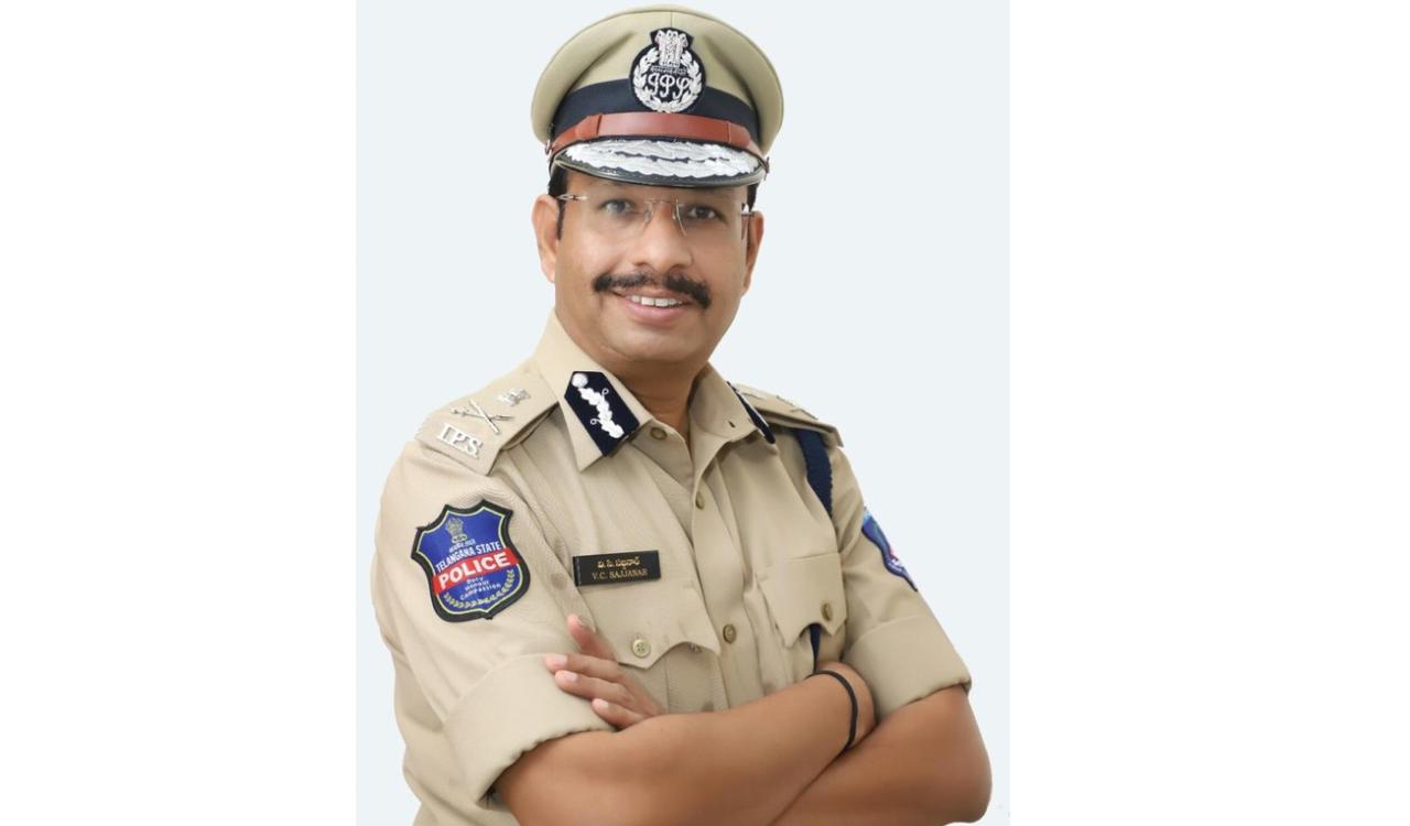 V C Sajjanar takes charge as new Hyderabad Police Commissioner