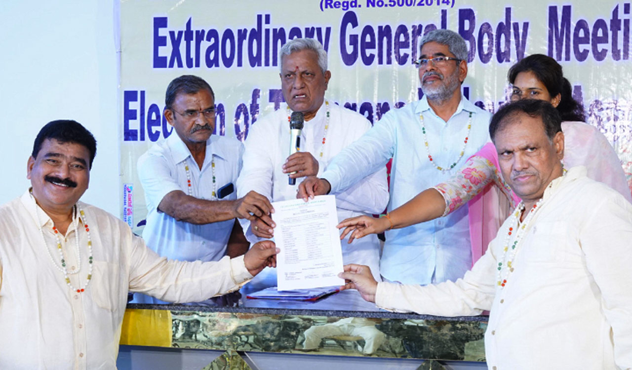 Gajjala Ramesh Babu elected President of Telangana Volleyball Association