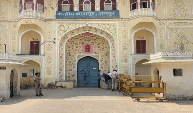 Two inmates escaped Jaipur Central Jail using a rubber pipe, triggering fresh concerns about prison security. The facility has previously faced scrutiny over threats to Rajasthan CM and illegal mobile phone use.