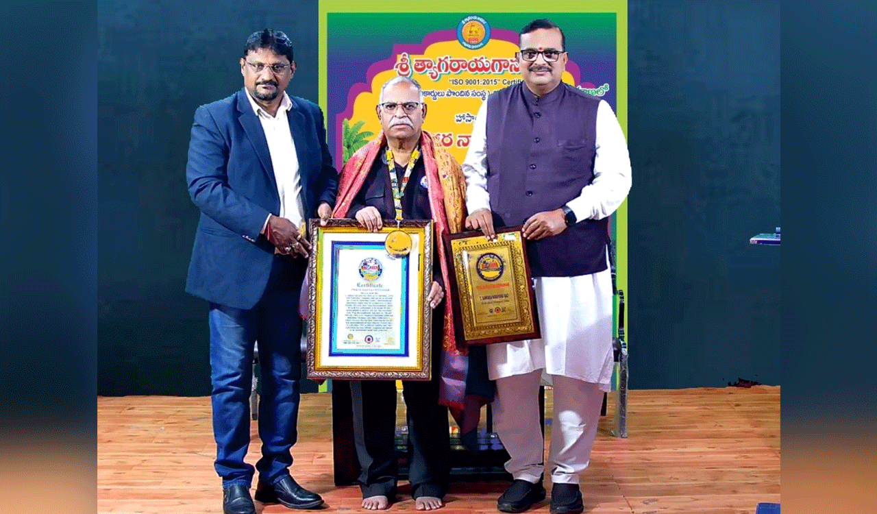 Shankara Narayana, the “Brahma of Humour,” enters Wonder Book of Records