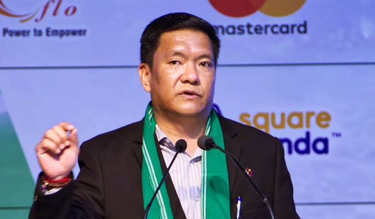 Arunachal CM pays tribute to 1962 war heroes at Helmet Post war memorial in Anjaw