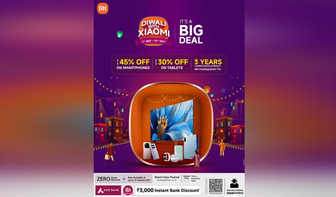 Xiaomi launches biggest Diwali sale with up to 60% off on smartphones, TVs, tablets, and more