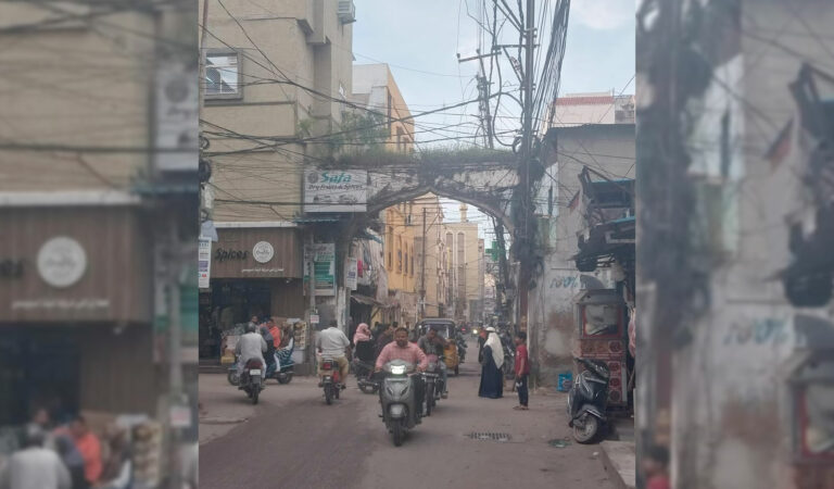 Centuries-old arches near Charminar, face collapse risk