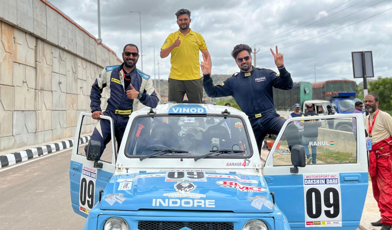Vinod Singh, Shailendra Singh clinch their maiden overall title in 14th Dakshin Dare cross-country rally