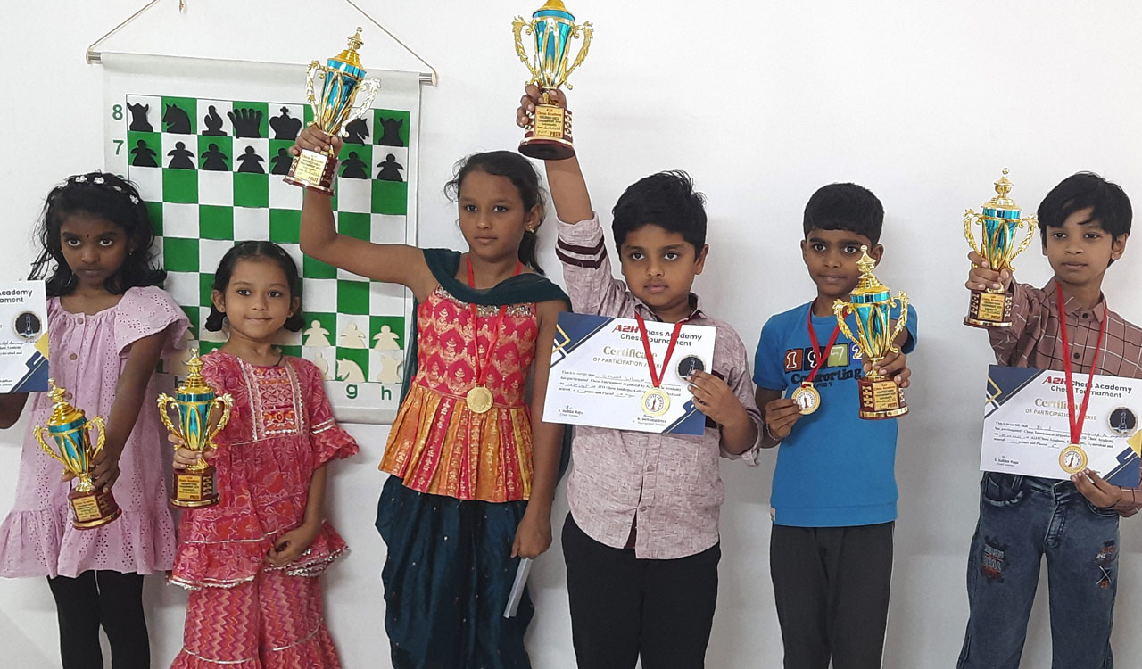 Vedhansh, Maheera win under-9 chess titles in Hyderabad