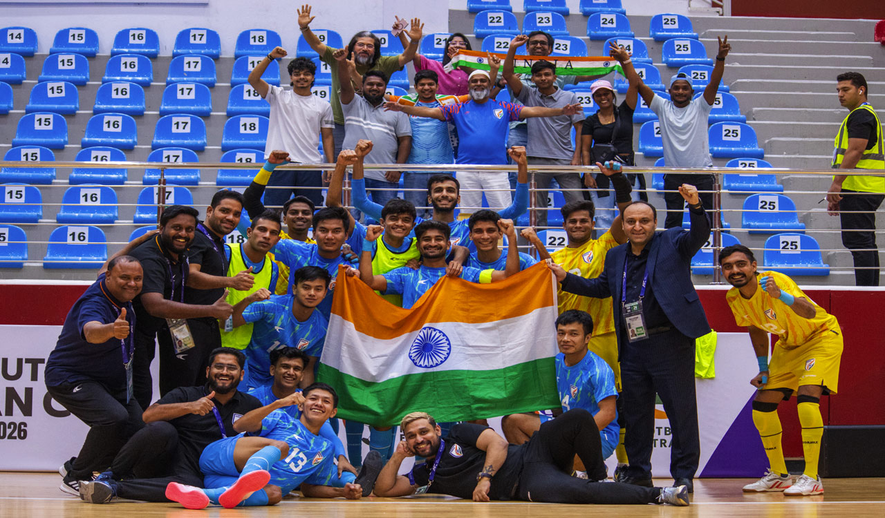 India makes history with first-ever international futsal victory against Mongolia