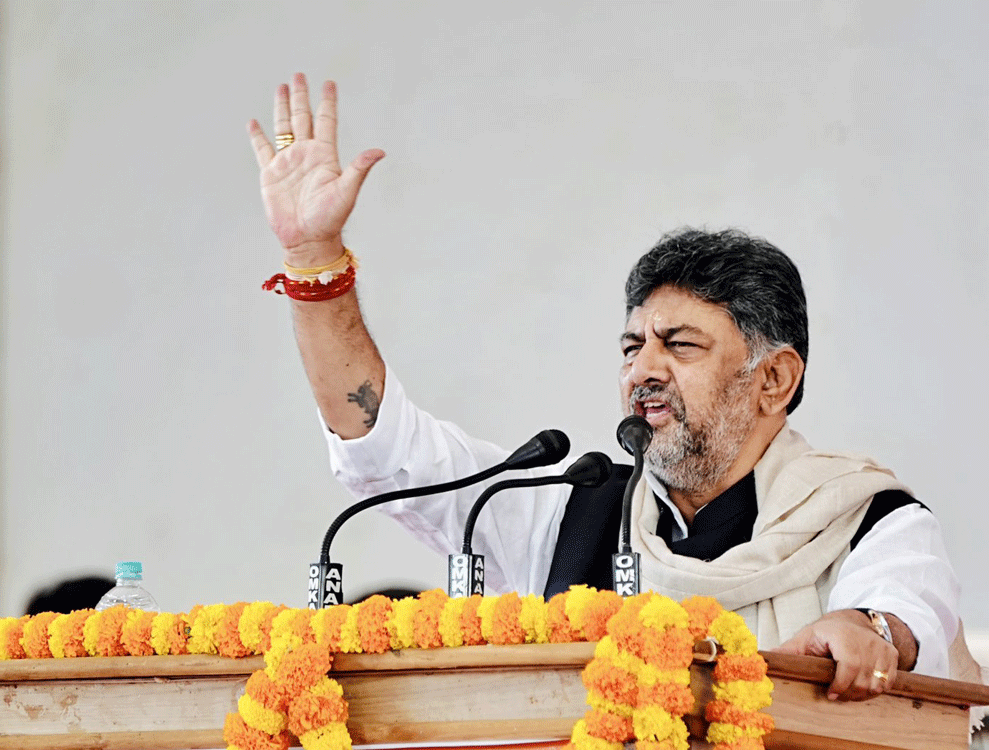 Potholes not created, develop due to natural causes, says DK Shivakumar