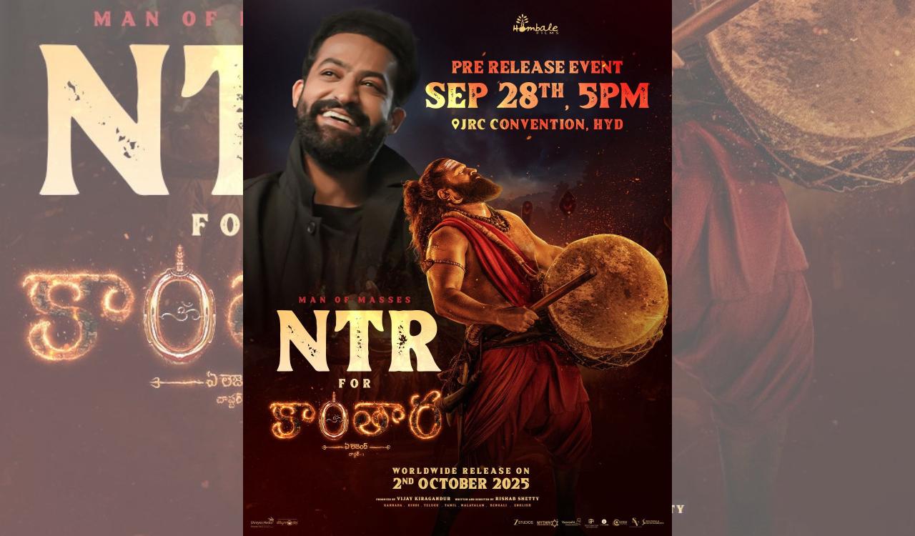NTR to be chief guest at Kantara: Chapter 1 pre-release event in Hyderabad