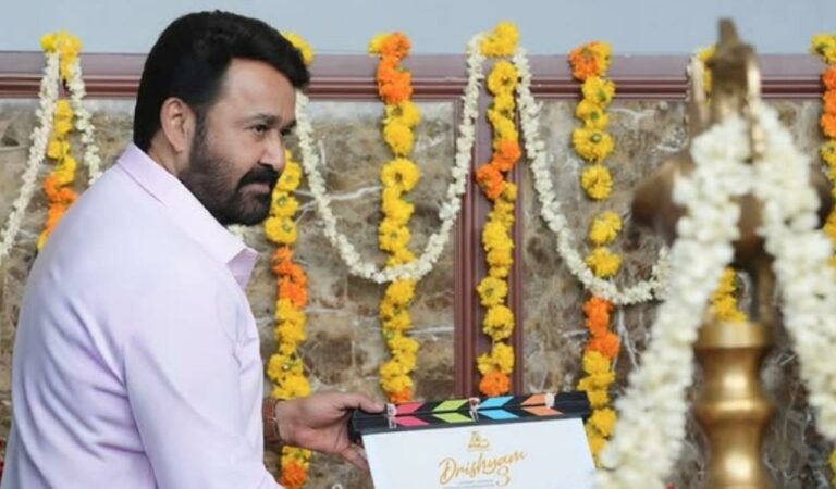 Mohanlal began shooting for Drishyam 3 with a puja in Kochi, a day before receiving the Dadasaheb Phalke Award. Directed by Jeethu Joseph, the much-awaited film releases in March 2026.