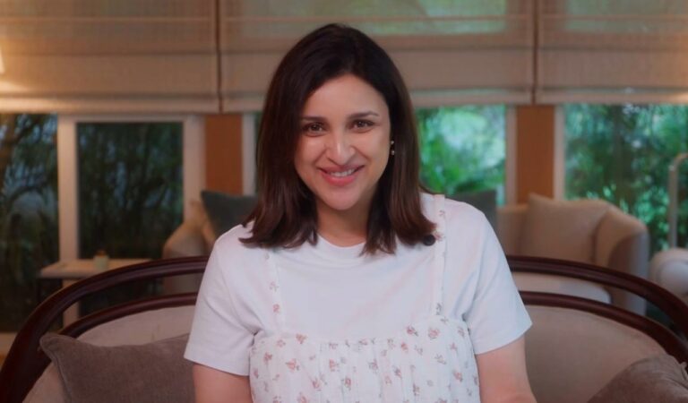 Parineeti Chopra flaunted her baby bump for the first time in a YouTube relaunch video, combining her trademark humour with candid reflections on vlogging, pregnancy cravings, and excitement about motherhood.