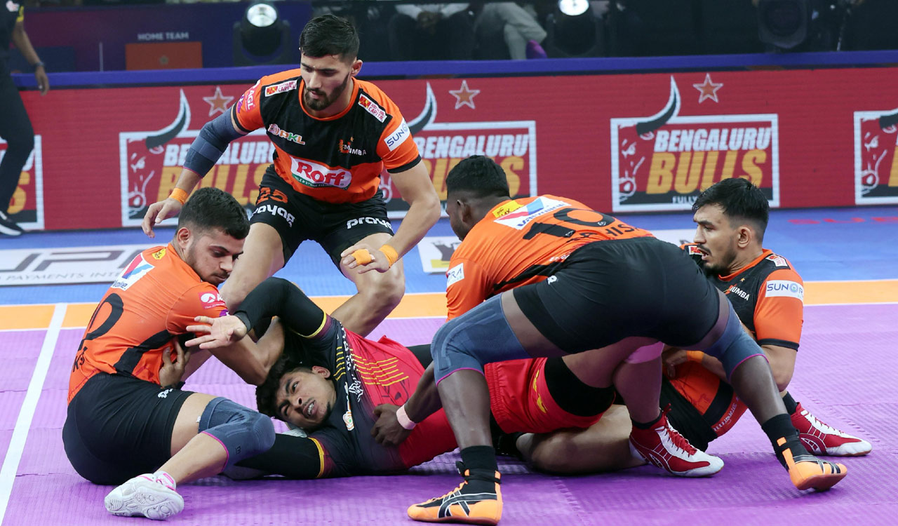 U Mumba cruise past Bengaluru Bulls in dominant kabaddi win