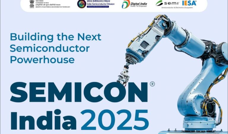 Prime Minister Narendra Modi inaugurates SEMICON India 2025 in New Delhi, bringing together global stakeholders, over 350 exhibitors, and key policy makers to strengthen India’s semiconductor ecosystem under the theme “Building the Next Semiconductor Powerhouse.”