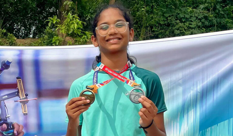 Akshaya Reddy Varakantham wins gold and silver at Cisce Archery Nationals
