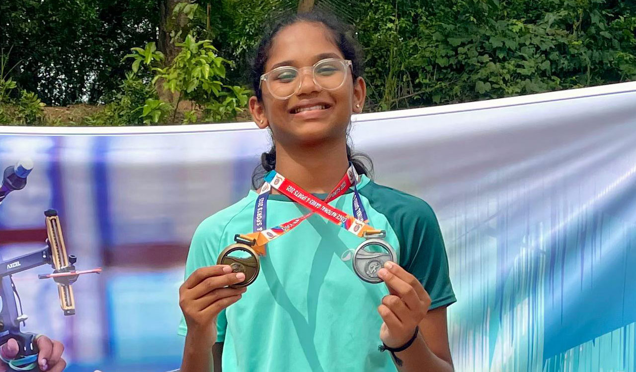 Akshaya Reddy Varakantham wins gold and silver at Cisce Archery Nationals