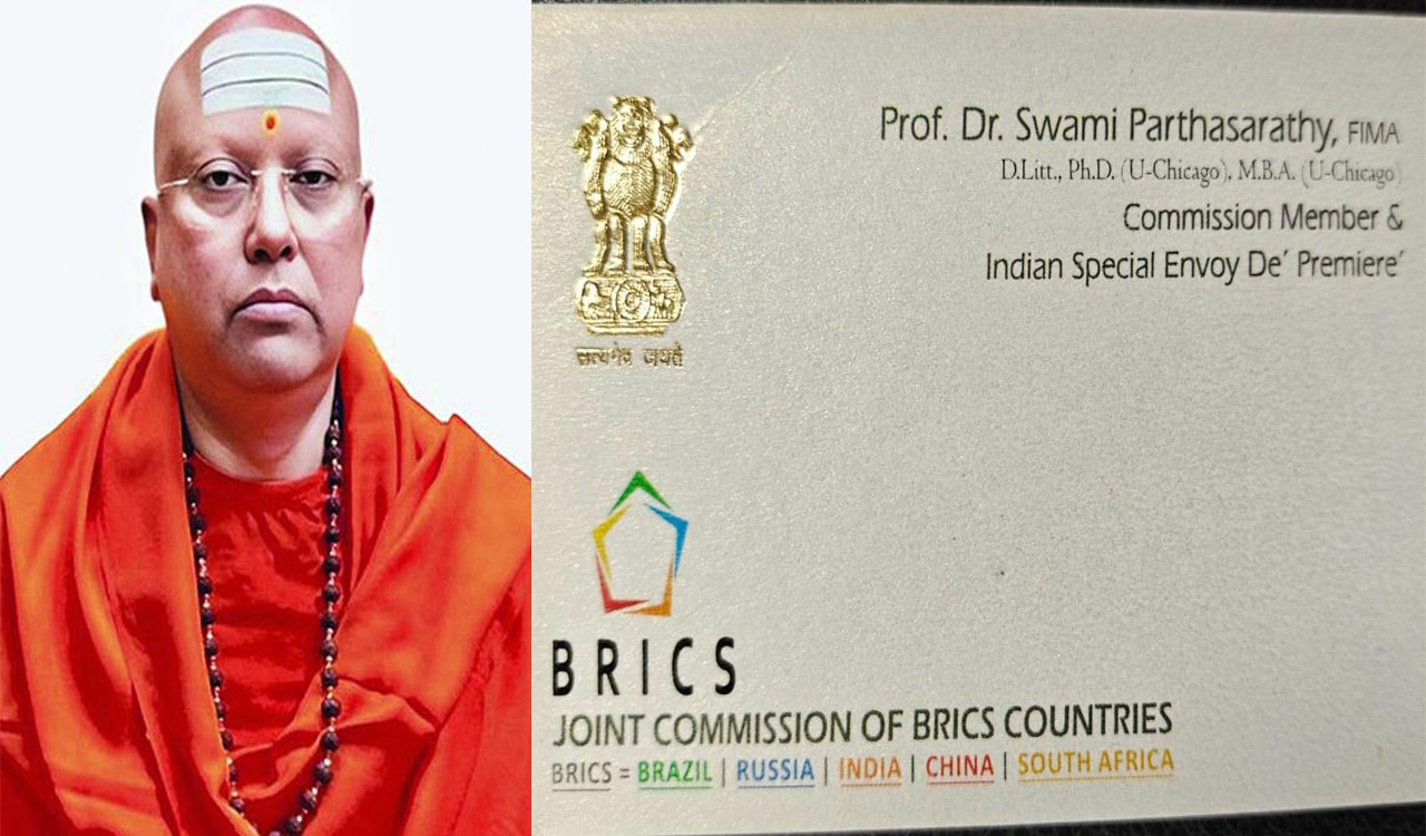 Swami’ Chaitanyanand carried UN, BRICS visiting cards, called himself ‘Indian envoy’