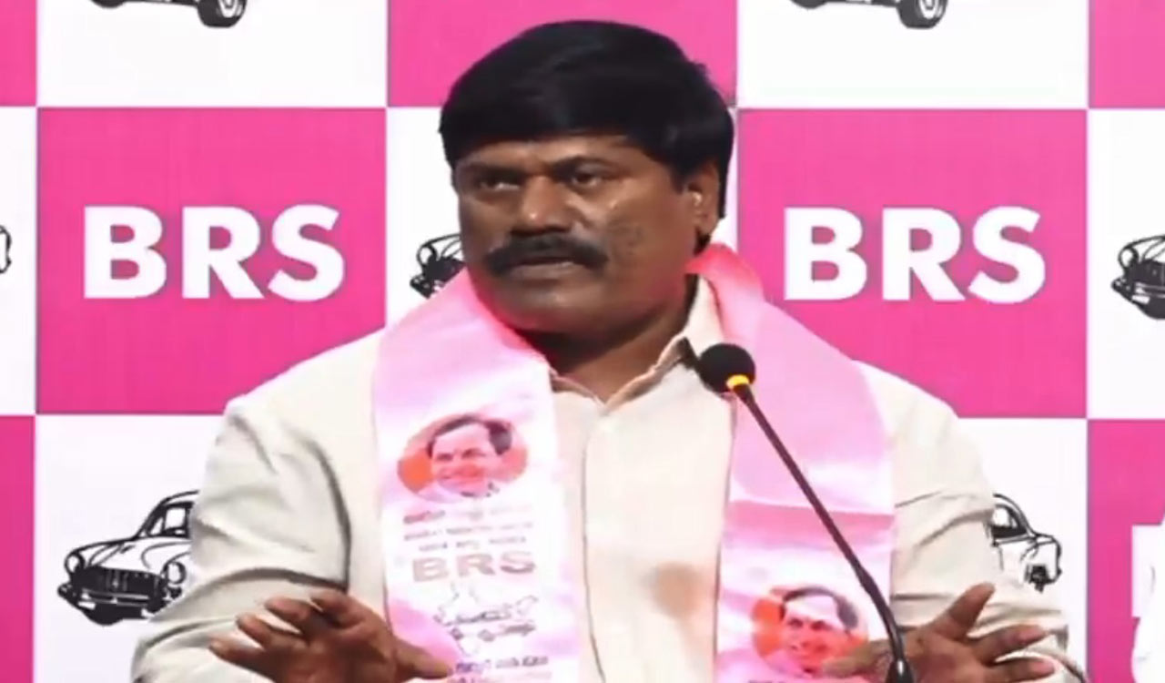 Video: BRS seeks judicial probe into Rs 380 crore paddy tender scam