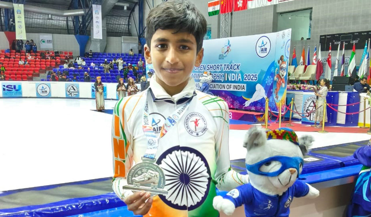 Anvith wins silver and bronze at Asian Open Skating