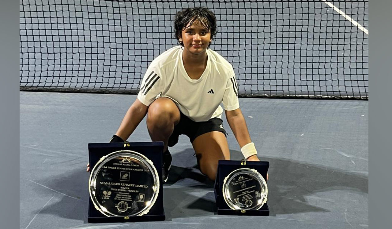 Dhrutee Indrasen wins Asian under-14 tennis title in Jorhat