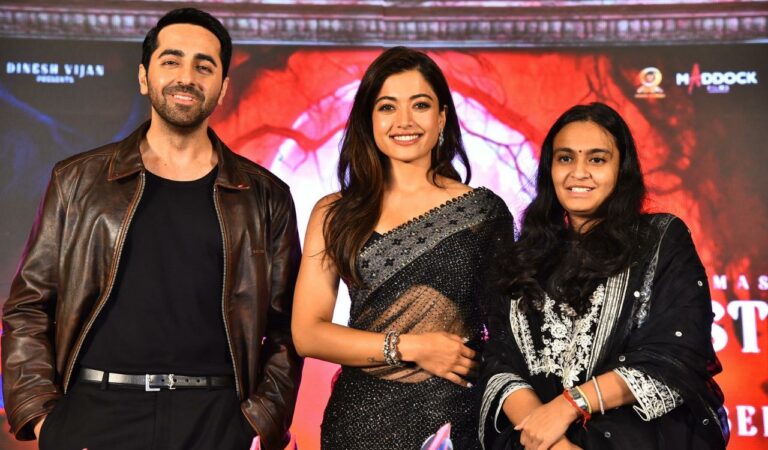 Thama, Maddock Films’ upcoming horror comedy starring Ayushmann Khurrana and Rashmika Mandanna, is set for an October 21 release. Directed by Aditya Sarpotdar, the film blends humour, action, and supernatural elements.