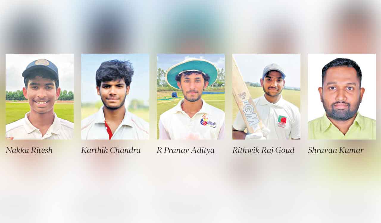 Rithwik, Shakeer hit centuries in HCA league cricket championship