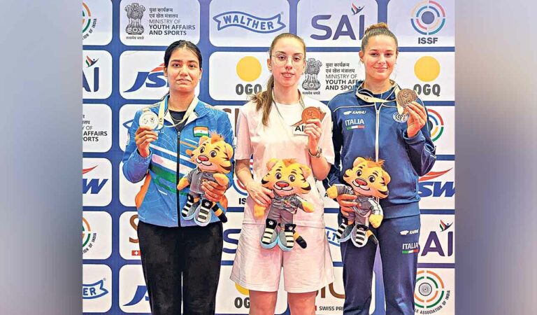 India tops medals tally at ISSF Junior WC